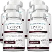 Liversyl - Support Optimal Liver Function - Cleanse and Detox - Fast and Effective - Milk Thistle, Artichoke Extract, and Bioperine - Vegan - 360 Count - 6 Month Supply - Made in USA