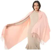 TwoYek Womens Scarf Pashmina Shawls and Wraps for Evening Dress Wedding Peach