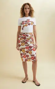 [Christopher Esber] Chatter Layered Stretch-Cotton T-Shirt