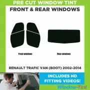 For Renault Trafic Van (Hatch boot) 2002-14 Full Pre Cut Window Tint Kit Film