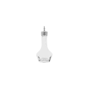 Bitter Bottle 50ml Glass with Chrome Lid Zanzi Bar Cocktail Infusions Tonics