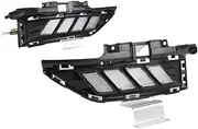 Flashing 1Set DRL Compatible with Hyundai Encino 2018 2019 2020 Daytime Running Light Fog Lamp LED Daylight with Yellow Turn Signal(White and Yellow)