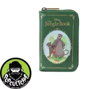 The Jungle Book (1967) - Book 4” Faux Leather Zip-Around Wallet "New"
