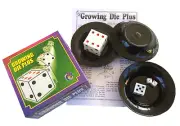 GROWING DIE PLUS DICE PRODUCTION Plates Tray Magic Trick Change To Jumbo Big Set