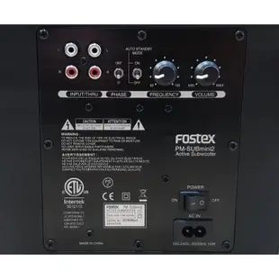 ＊雅典音響世界＊ 極品 FOSTEX PM-SUBmini 2 主動式 重低音 監聽喇叭