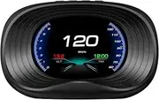 Digital OBDII ometer Car Head Up Display with OBD face Voltage Single Mileage Clock Display Voltage Water Temperature Alarm