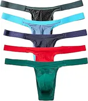 [Vchomi] Men's Stretch Straps Waist Light Comfortable Sexy Sheer Underwear Thongs