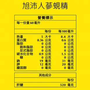 白蘭氏 旭沛人蔘蜆精 24瓶 (6瓶/盒; 4盒) 官方直營