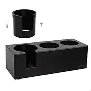 watchget Coffee Tamper Holder Station Plastic Espresso Tamper Mat Stand Coffee Tamping Station for 51mm/54mm/58mm Portafilter, Tamper, Distributor Coffee Filter Tamper Holder, Black