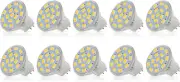 10 Pack LED MR11 Flood Light Bulbs 12V Halogen Replacement 2 for Track Lights