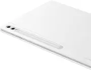 [Samsung] Book Cover Keyboard EF-DX925 for Galaxy Tab S10 Ultra | Tab S9 Ultra with QWERTY Keyboard and AI Button, Two Piece Tablet Case, Slim Design, S Pen Compartment, White