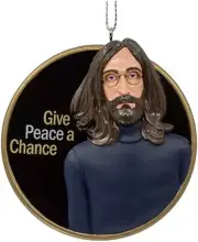 John Lennon Peace Christmas Ornament - Music Figure Holiday Tree Kurt Adler