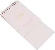 Uonlytech 1Pc Simple Desktop Calendar Compact Note Taking Planner for Office Home Modern Design Lightweight for Organizing Schedules
