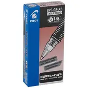 Pilot BPS-GP Ballpoint Pen 1.6mm Black 12 Pack
