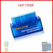 Panlong OBD2 Scanner Bluetooth for iPhone iOS Android OBDII Car Diagnostic Scan