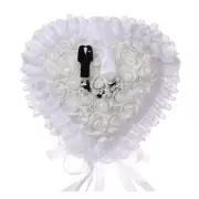 European-style White Pillow Wedding Bride and Groom Pillow Support