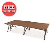 84" Foldable Camping Cot 600 lb. Trundle Travel Bed Hiking Folding Camp Chair