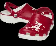 Crocs University of Alabama Crimson Tide Classic Clogs Red White Bama Mens Sz 11