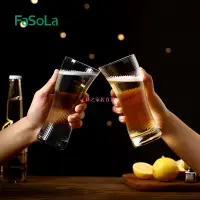 在飛比找蝦皮購物優惠-日之家-FaSoLa冰川玻璃杯子高級質感玻璃杯子ins風家用