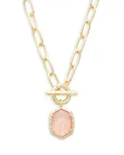 Kendra Scott Daphne Link & Chain Pendant Necklace in 14K Gold Plated, 18