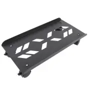 HG Computer Tower Stand With Wheels Ventilated Steel PC Mobile CPU Stand For