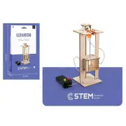 DIY Wooden Elevator Craft Kit Kids Battery Powered Science Toy School Project