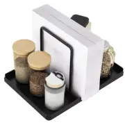 Napkin Holder For Table Metal Napkin Holder With Salt And Pepper Shakers Caddy S
