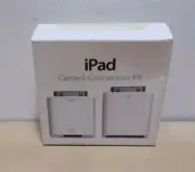 Apple iPad Camera Connection Kit A1362 A1358 SD Card & USB to 30-pin Adapters