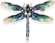 [outret] Enamel Dragonfly Brooch Insect Animal Dragonfly Pins for Women Nice and Practical