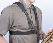NEOTECH SAX PRACTICE HARNESS 2501512 SAXOPHONE STRAP BLACK30"-60" SHIPS FREE USA