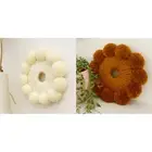 Nordic Handwoven Small for Sun Wall Hanging Ornament Plush Macrame Pen