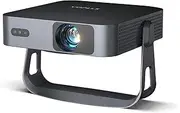 Mini Projector 4K [360°Adjustable Stand & Auto Focus/Keystone] with Netflix Officially, VOPLLS 500ANSI WiFi Bluetooth 1080P Full HD Portable Projector, Smart Moive Projector for Bedroom/Outdoor/Phone