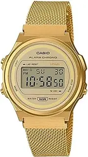 [Casio] A171WEMG-9A Unisex Gold Digital Watch with gold Band