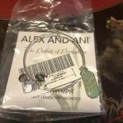 NWT ALEX & ANI FOREST NYMPH JONQUIL CHARM BRACELET SILVER