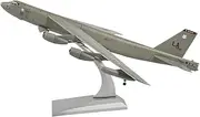 Replica Pre-Build Aircraf B52 Fighter Die-cast Metal 1/200 for Scale B-52 Model Military Missile Bomber Display Hobbyist Collectible Gifti Simulation Aircraft'model Collection Gift Display
