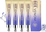 Flysmus Collagen Bee Venom Eye Cream Roll, Flysmus Bee Venom Under Eye Cream for Dark Circles (4pcs)