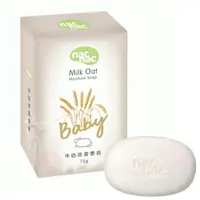 在飛比找樂天市場購物網優惠-nac nac 牛奶燕麥嬰兒皂 75g 嬰兒香皂 寶寶肥皂 