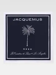Jacquemus The Croisière Beach Towel One size Black