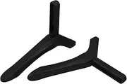 1 Set Tv Stand Flush Tv Wall Mount Television Replacement Parts Screen Base Riser Base Floor Monitor Stand Fixed Brackets Universal Pedestal Jumbotron Plastic Black