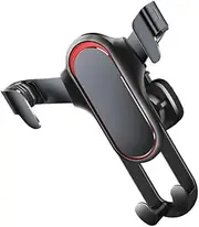 KITANDOVE 1pc Car Phone Holder Charger Phones Auto Phone Holder for Cars Loop Cell Phone Holder Car Phone Kickstand Adapter Base Cable Cell Phone Stand Dash Flip Aluminum Alloy Grey