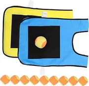 Gatuida Sticky Jersey Vest Babies Bouncy Foam Tag Game Ball Toss Ball Vest Fidget Sticky Balls Sensory Balls Pop