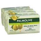 Palmolive Naturals Moisture Care Bar Soap 4 x 90g - Aloe & Olive Retains Skin