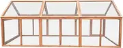 YES4PETS 250cm Large Chicken Coop Run Guinea Pig Cage Villa Extension Rabbit Hutch House Pen (2.5M)