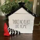 New Rae Dunn Wizard of Oz THERES NO PLACE LIKE HOME Cookie Jar Halloween