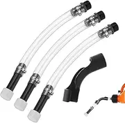 Gas Cans Hose, Racing Fuel Jug Hose with bender, Racing Jugs Hose Quick Fill Spout Replacement, for Gas Cans, Racing Vp Fuel Jug and 5/5.5 Gallon Jugs, Supplied by Hohnnyreet (3 Pack, 1 inch, 26 mm)