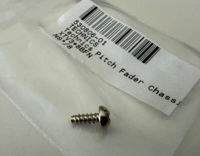 Technics 1200 New OG Pitch Control Pop Up Regulator Clamp AC Cord Mount Screw