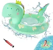 Baby Swimming Float for Children Kids, Dinosaur Inflatable Pool Float Swimming Ring with Safety Seat and Handle Water Toy Accessories for Age 1-4 Year Old Boys Girls Summer Training