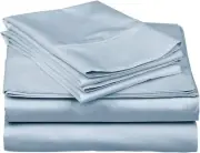 600 Thread Count Cotton Bed Sheets for King|100% Egyptian Cotton Sheets|4 Pie...