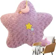 Star Plush Pillow - Plush Star Moon Nursery Pillow - Creative Star Moon Plush Pillows, Decorative Throw Pillows for Bedside, Sofa, Chair