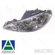 Left Headlight Peugeot:206,SW,CC 6204S9